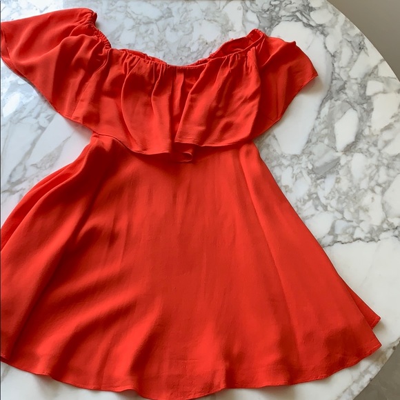 Do+be red off the shoulder dress - Picture 1 of 4